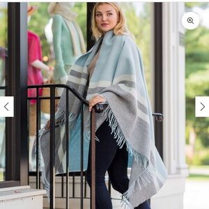 Alicia Adams Alpaca Fringe “Big Sur” wrap